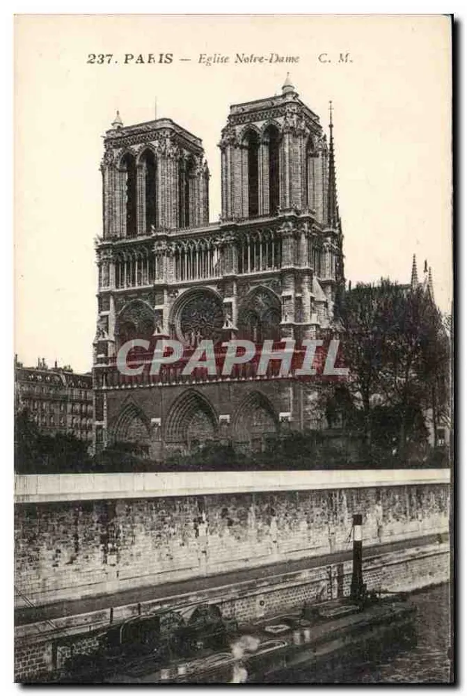 Paris — Igreja de Nossa Senhora — C.M. n°237 - Frente