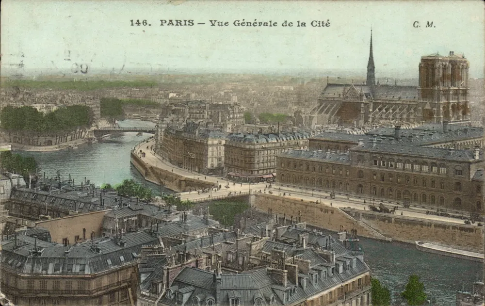 PARIS — Vista Geral da Cidade — C. M. n°146 - Frente