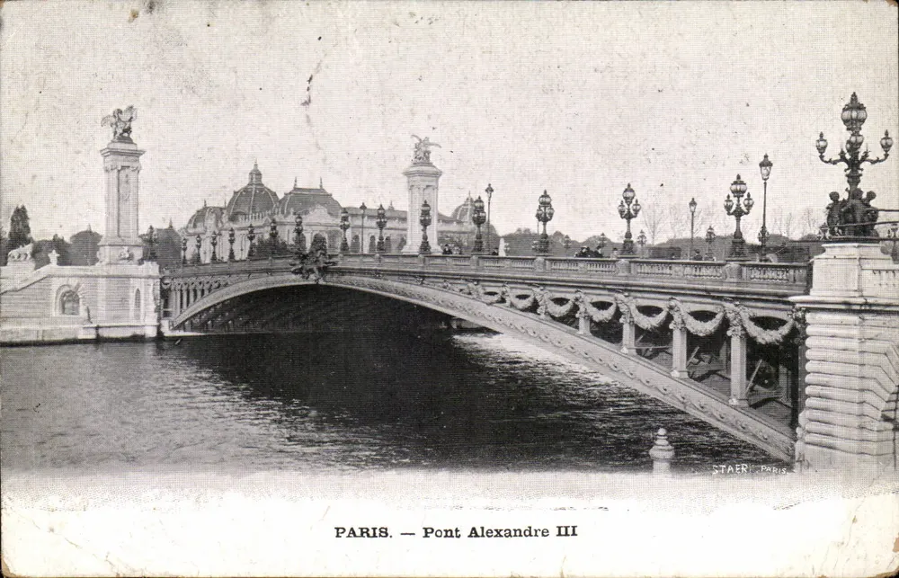 Paris — Pont Alexandre III — Staer, Paris - Frente