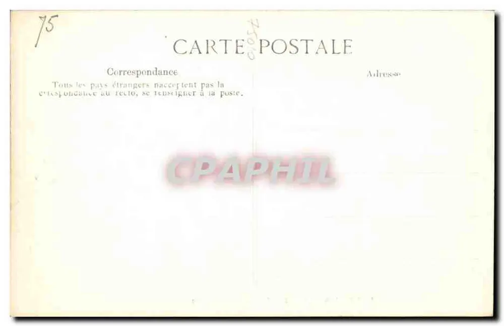 Paris — Porta Saint-Martin — Editor E.P.D. n° 4093 - Verso