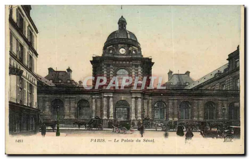 PARIS — O Palácio do Senado — JHOE, n° 1483 - Frente