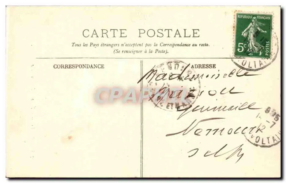 Paryż — Katedra Świętego Eustachiusza — LL. n°738 - Rewers