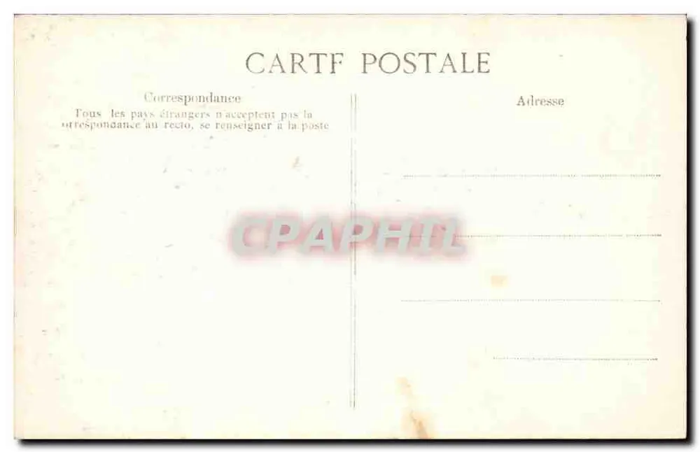 Französische Komödie — Der Foyer — Paris — Verlag E.D. Nr. 4299 - Rückseite