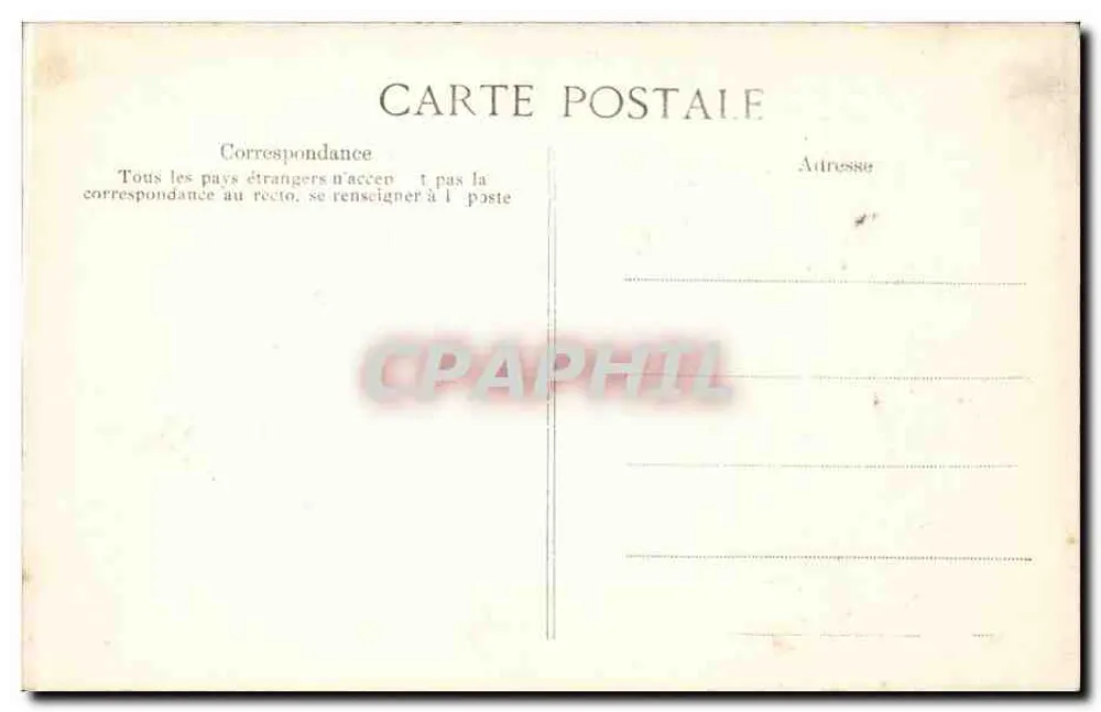 Paris — Palácio do Senado — Editor E.D. n° 4212 - Verso