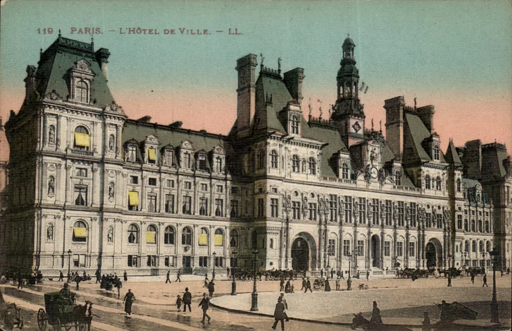 Parijs — Het Stadhuis — LL - Voorkant