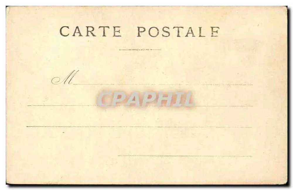 Paris — Palácio do Luxemburgo — editor desconhecido, número de série não visível - Verso