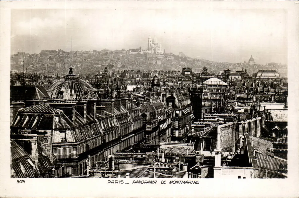 Paris — Panorama de Montmartre — série 309 - Frente