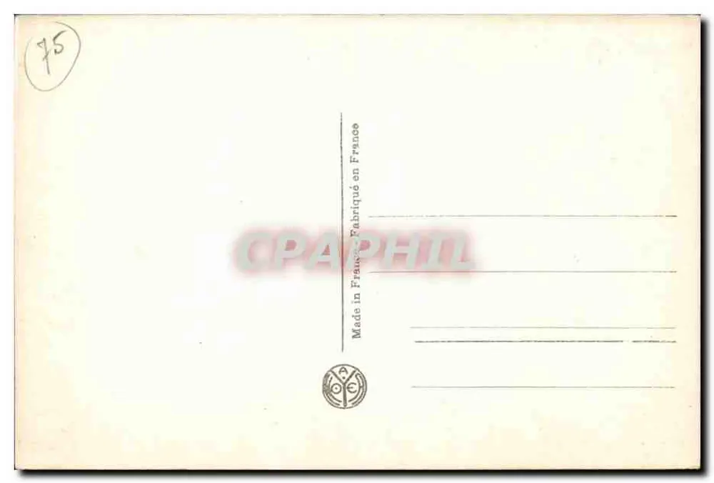 Paris — Panorama de Montmartre — série 309 - Verso