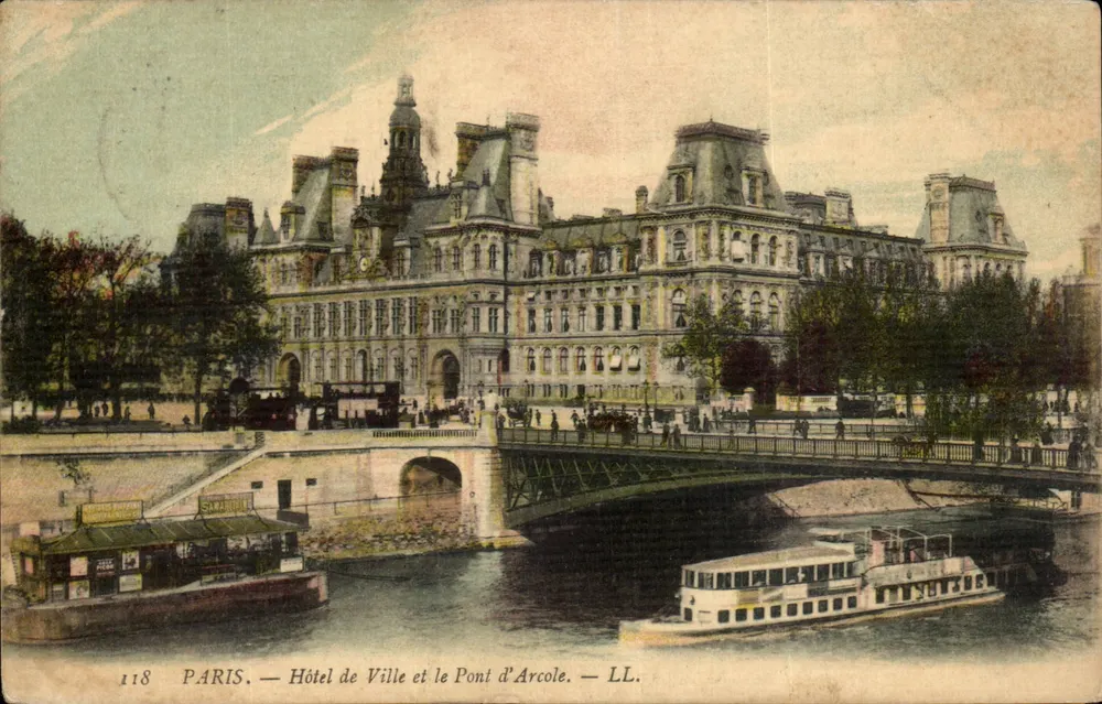 Paris — Rathaus und Pont d'Arcole — LL. — Nr. 118 - Vorderseite