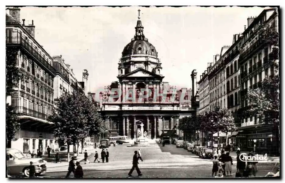 Paris - Igreja da Sorbonne — Edições Chantal, n° 539 - Frente