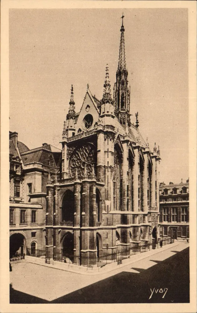 A Santa Capela — Paris — Edição de Arte YVON - Frente