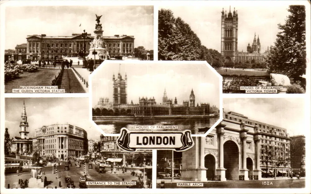 London — Panoramablick — Serie 152A - Vorderseite