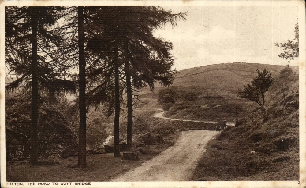 Buxton, The Road to Goyt Bridge — Photodrom Co. Ltd. n°2 - Vorderseite