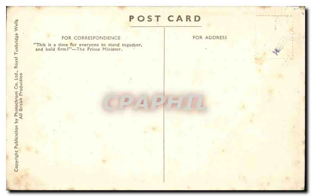 Buxton, The Road to Goyt Bridge — Photodrom Co. Ltd. n°2 - Rückseite