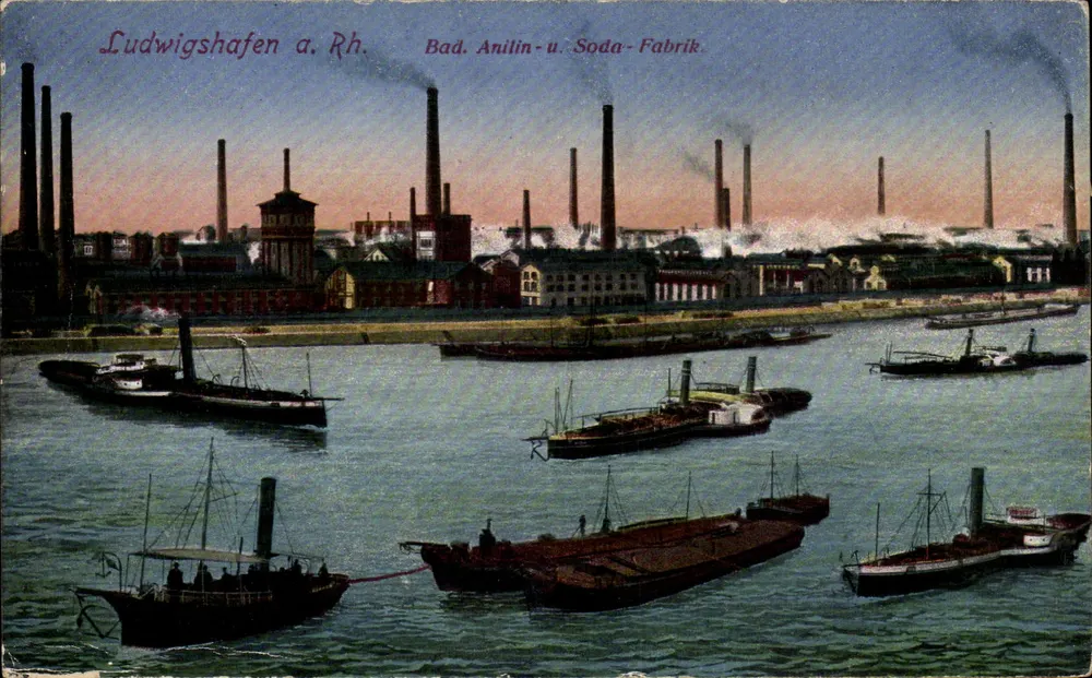 Ludwigshafen a. Rh. — Bad. Anilin- u. Soda-Fabrik — unbekannter Verlag - Vorderseite