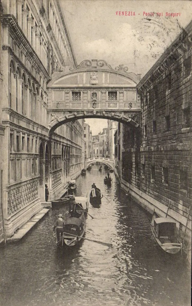 Venedig - Brücke der Seufzer — unbekannter Verlag, Seriennummer 0788 - Vorderseite