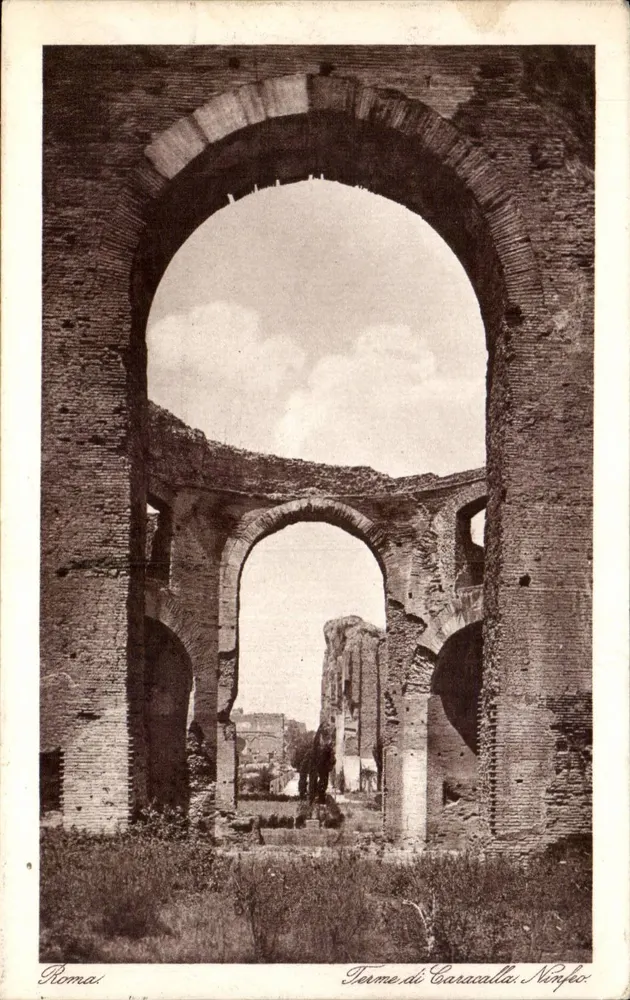 Terme di Caracalla — Römische Ruinen in Rom — Nonfeo - Vorderseite