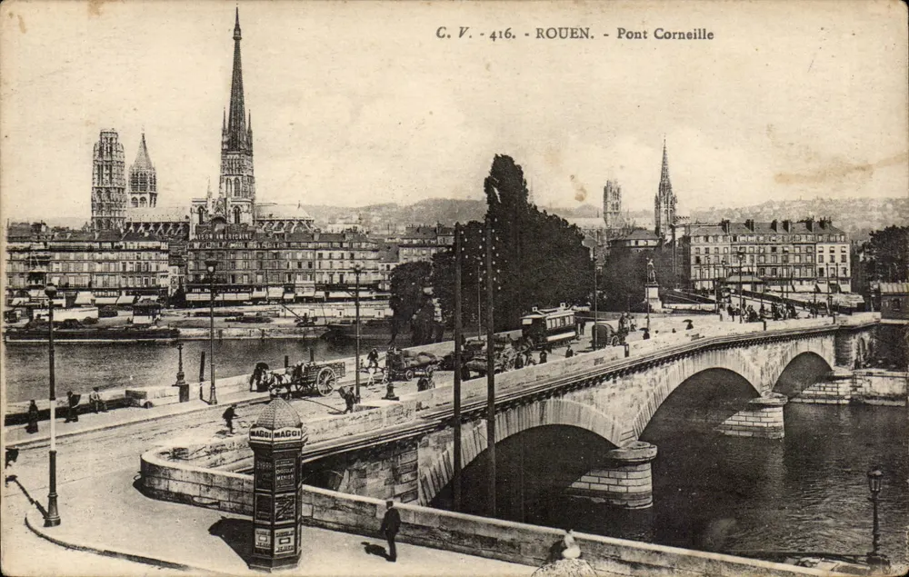 Rouen — Most Corneille — C.V. 416 - Awers