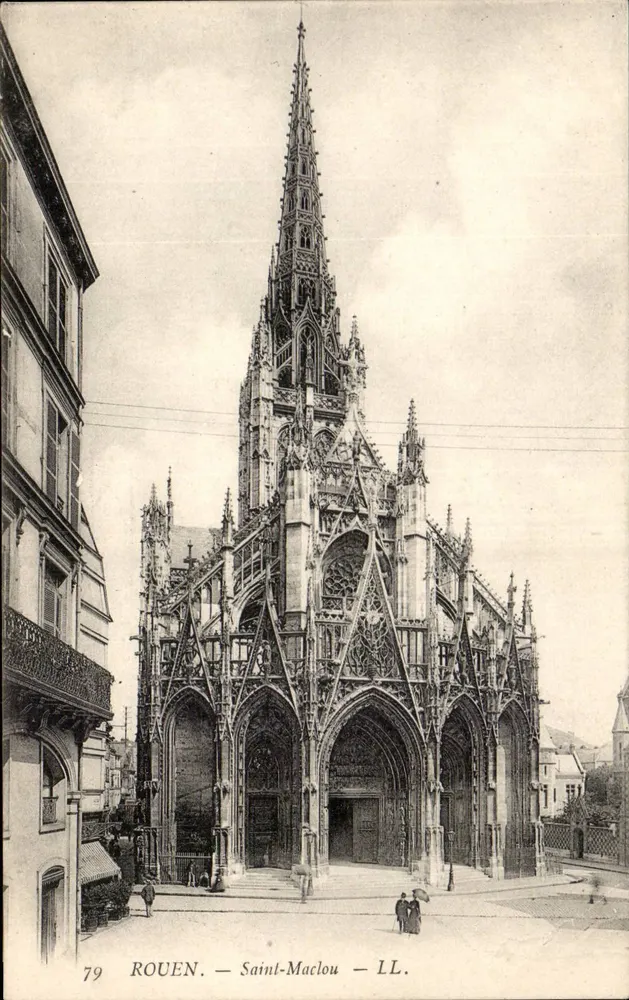 Rouen — Igreja de Saint-Maclou — LL. — n°79 - Frente