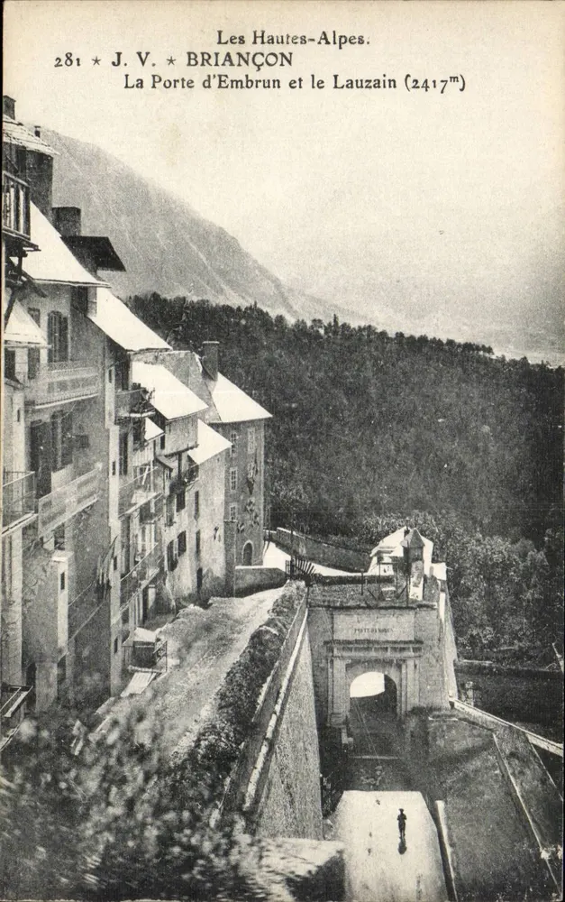 Briancón und der Lauzain (2417m) — Hochalpen — J.V. n°281 - Vorderseite