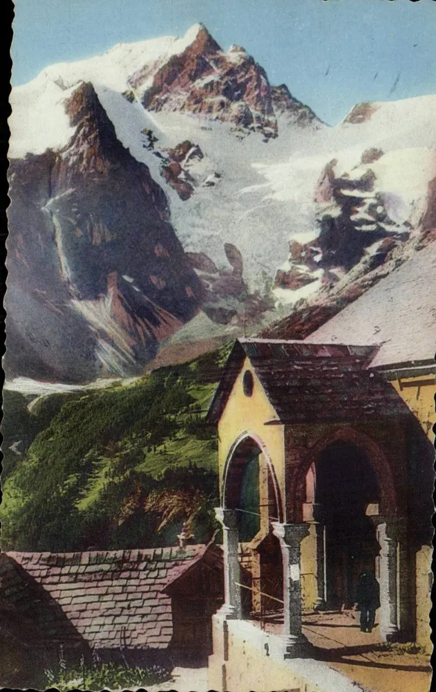 La Grave — Kirche der Terrasses und die Meije — Éditions Oudoux - Vorderseite