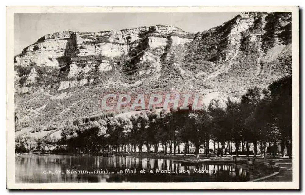 Nantua (Ain) — La Mail y el Mont (904 metros) — Edición La Cigogne - Anverso