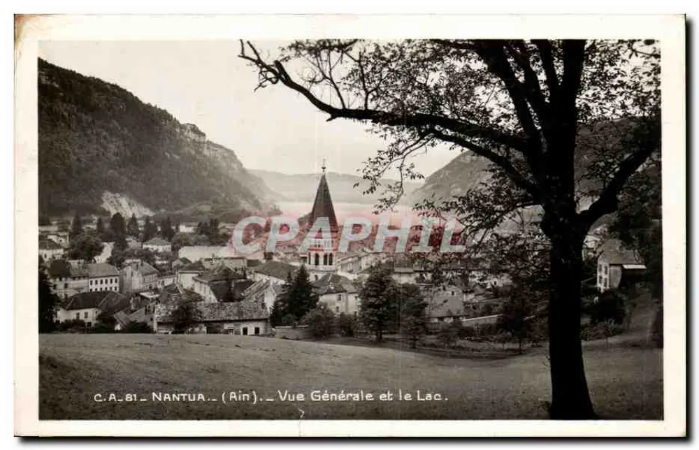 Nantua (Ain) — Allgemeine Ansicht und der See — Edition des Quatre-Chapeaux - Vorderseite