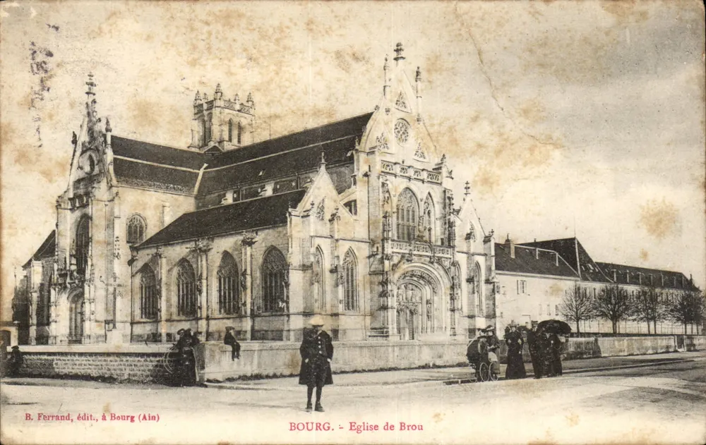 Bourg - Église de Brou — éditeur B. Ferrand, à Bourg (Ain) - Frente