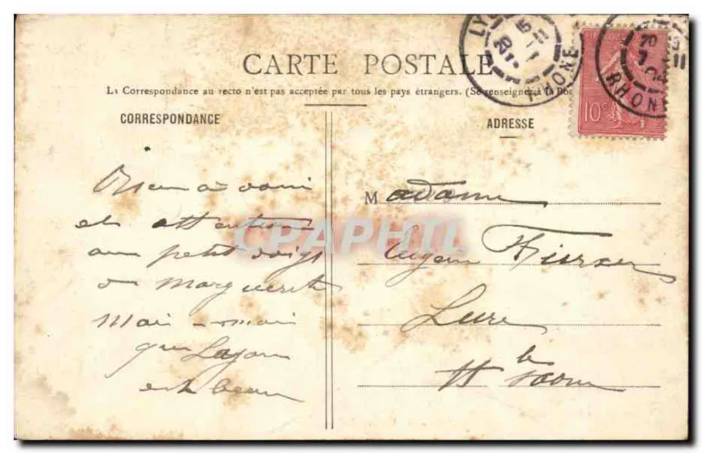 Bourg - Église de Brou — éditeur B. Ferrand, à Bourg (Ain) - Verso
