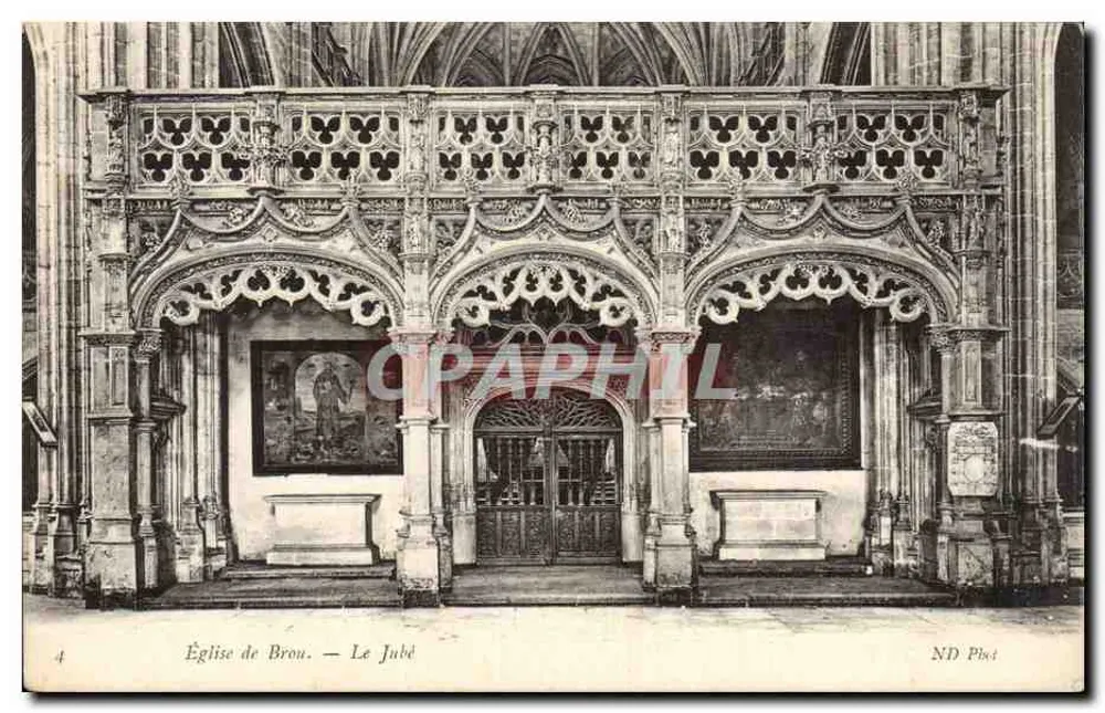 Iglesia de Brou — El Jubé — ND Pict - Anverso