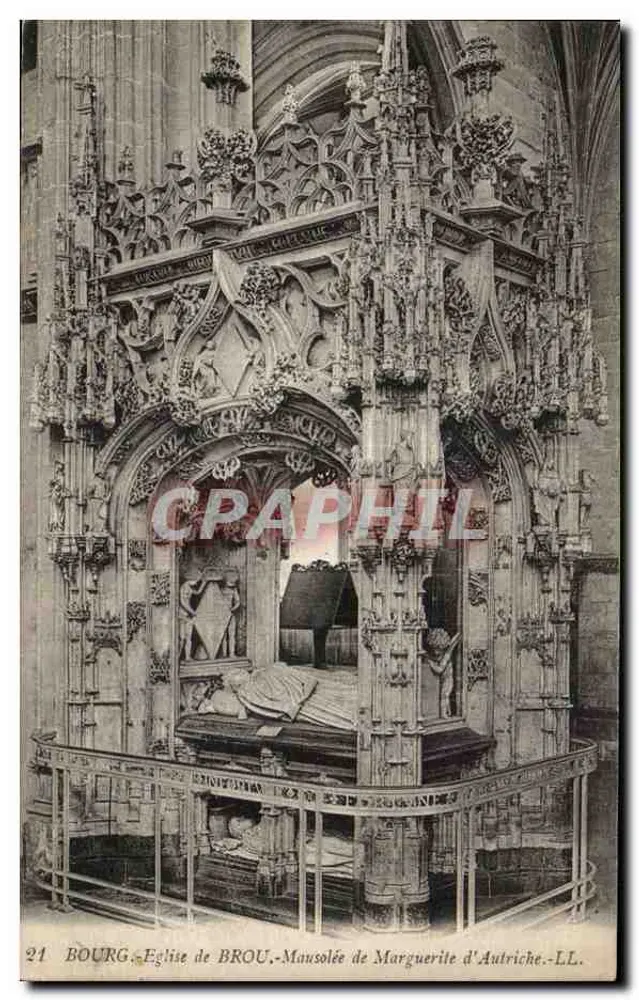 Bourg - Kirche von Brou - Mausoleum von Marguerite von Österreich - Vorderseite