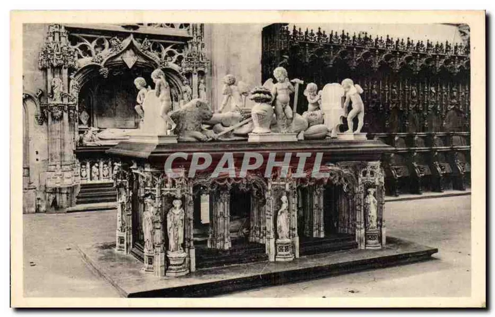 Grabmal von Philibert le Beau — Kirche von Brou (Ain) — Serv. Commercial Monumental Historiques, Paris - Vorderseite