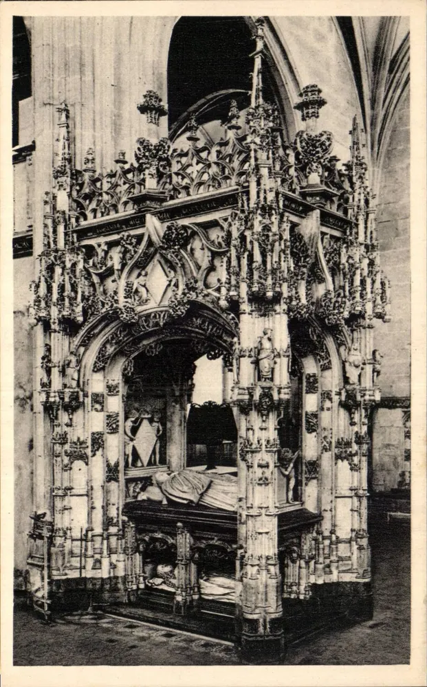 Grabmal von Marguerite d'Autrèche — Kirche von Brou (Ain) — Serv. Commercial Monument Historiques, Paris - Vorderseite