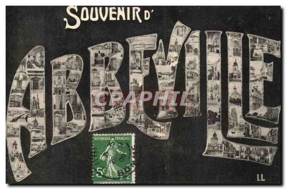 Abremille — Recuerdo de Abremille — editor LL - Anverso