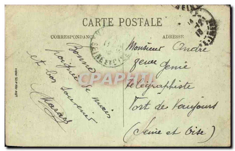 MERS-LES-BAINS — La Plage — LL. — Éditeur LL. — N° 15 - Verso