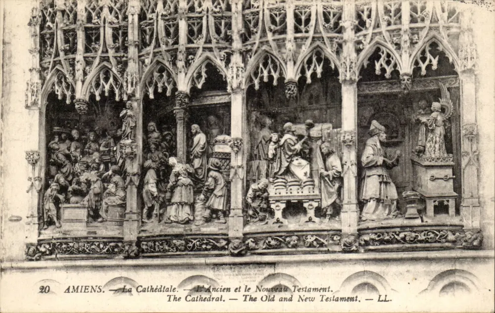Amiens — Die Kathedrale — Das Alte und Neue Testament — LL. - Vorderseite