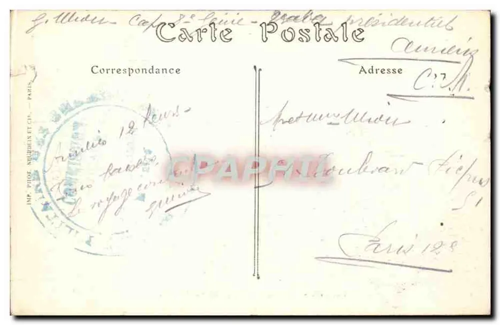 Amiens — Vue générale, prise du Beffroi — ND. Phot. - Verso