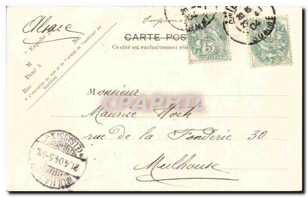 Amiens — Igreja de São Honório — V.P. Paris, N° 21 - Verso