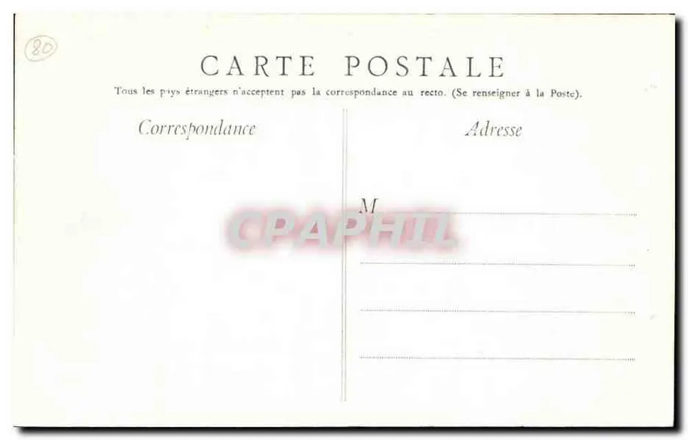 Amiens — Der Weinende Engel — Anonymer Verlag, Nr. 22 - Rückseite