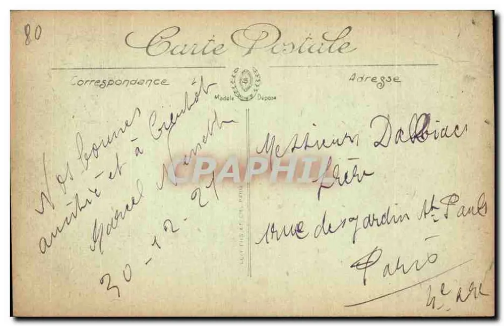Amiens — A Catedral — Entrada do Coro — LL - Verso
