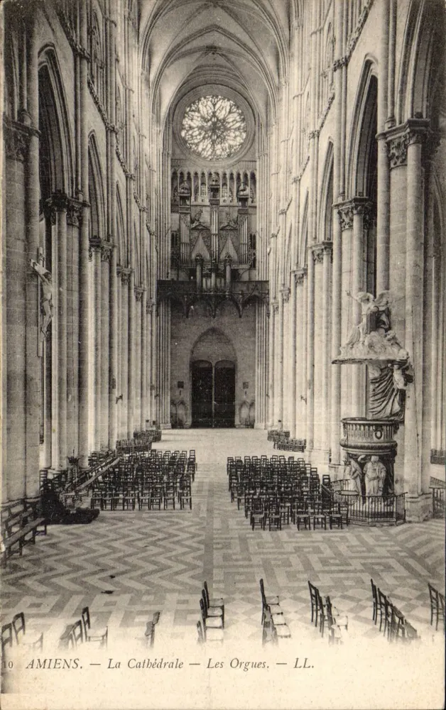 Amiens — La Catedral — Los Órganos — LL. — n°10 - Anverso