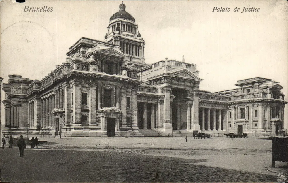 Bruxelas — Palácio da Justiça — M. Wagener Geraerts - Frente