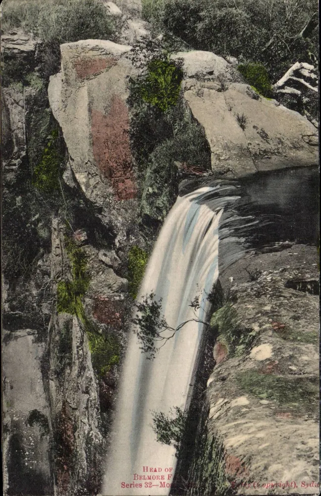 Kopf der Delmore Falls — Serie 32 — Montmorency Falls — Copyright, Sydney - Vorderseite
