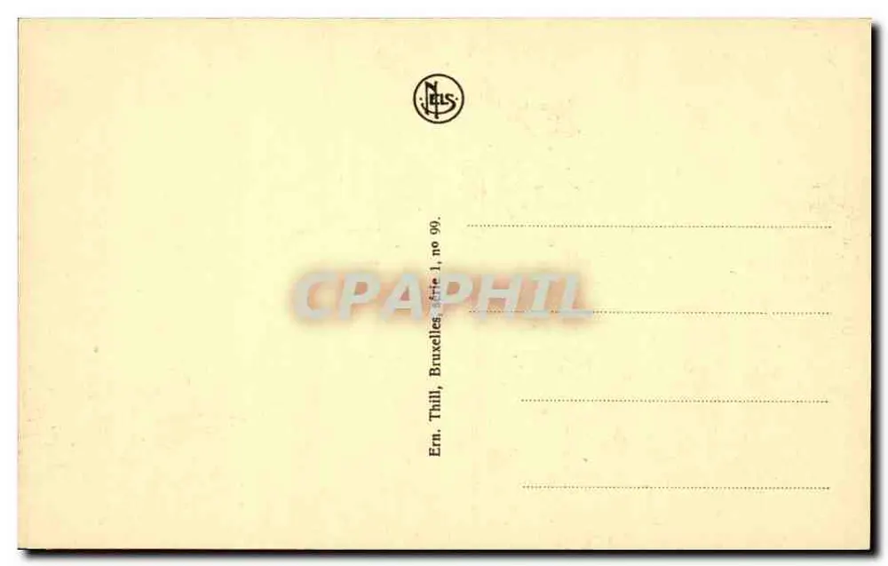 Brüssel - Grab des Unbekannten Soldaten — Ern. Thill, Serie 1, Nr. 99 - Rückseite