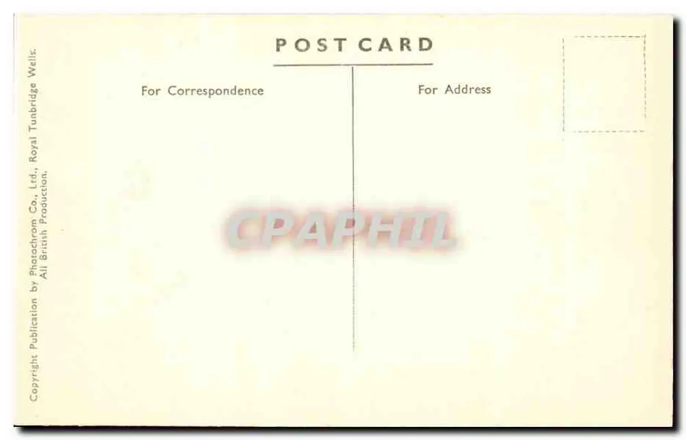 LONDRA. ABBEY DI WESTMINSTER — vista dell'abbazia con il suo campanile — Photocrom Co. Ltd., n°15 - Verso
