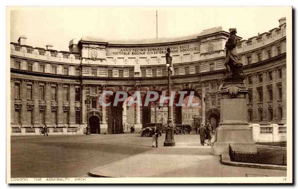 London - Der Admiralty Arch — Verlag Photochrom Co. Ltd. Nr. 16 - Vorderseite