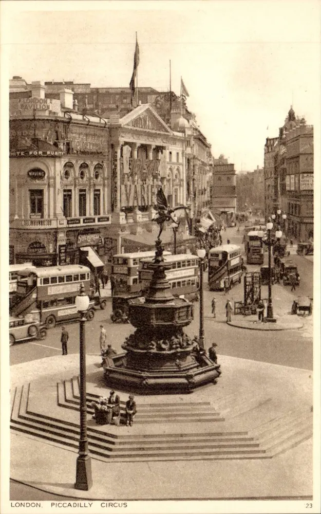 Piccadilly Circus — London — Photocrom Co. Ltd. n°23 - Vorderseite