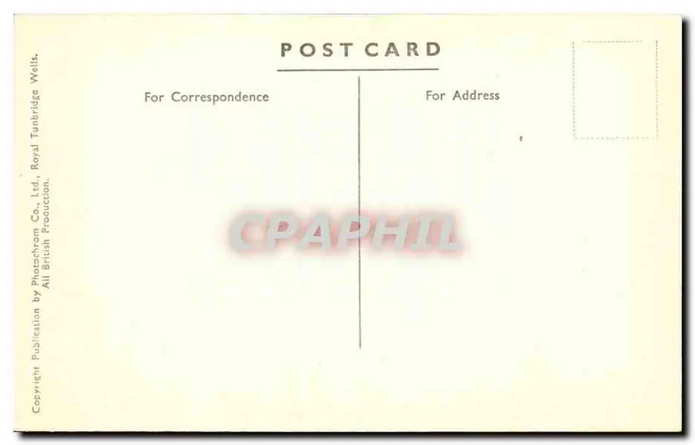 Piccadilly Circus — London — Photocrom Co. Ltd. n°23 - Rückseite