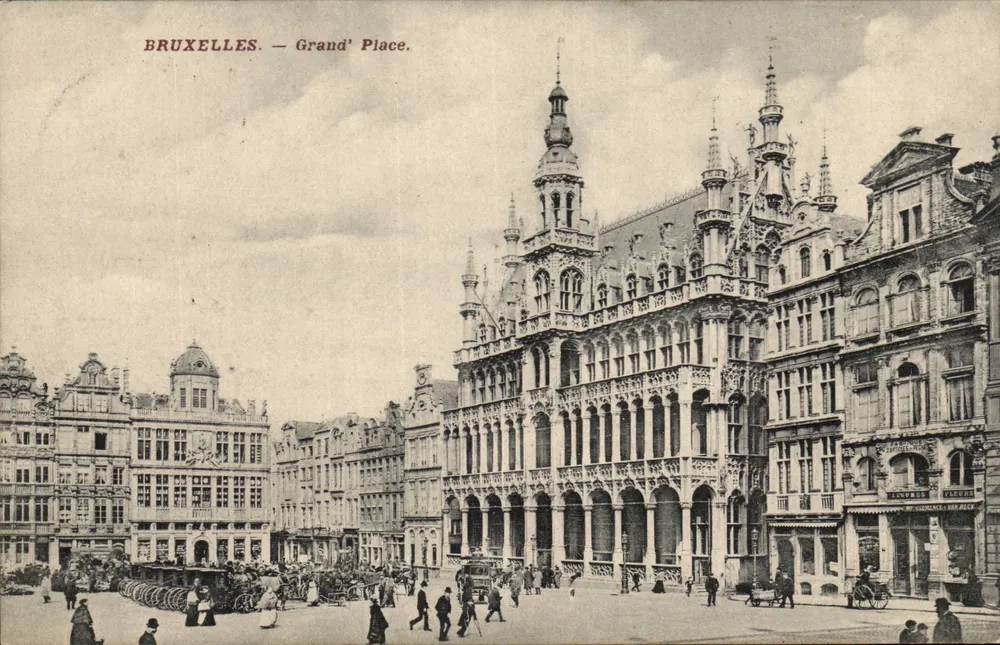Bruxelas — Grand' Place — editor Linneur & Fils - Frente