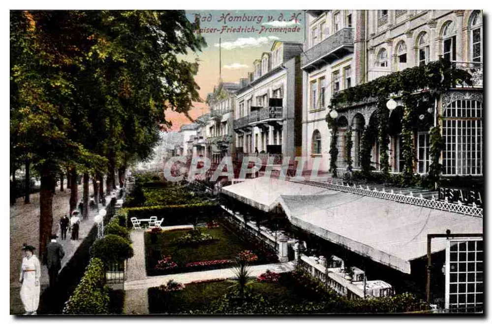 Bad Homburg v. d. H. — Kaiser-Friedrich-Promenade — Trinks & Co., G.m.b.H., Leipzig, Nr. 4 - Vorderseite